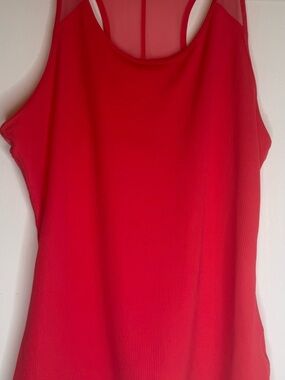 Nike Dri Fit Tank Top Womens Medium Pink Mesh Back Athletic